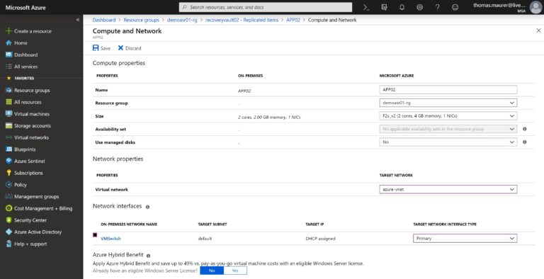 ASR VM Failover Configuration