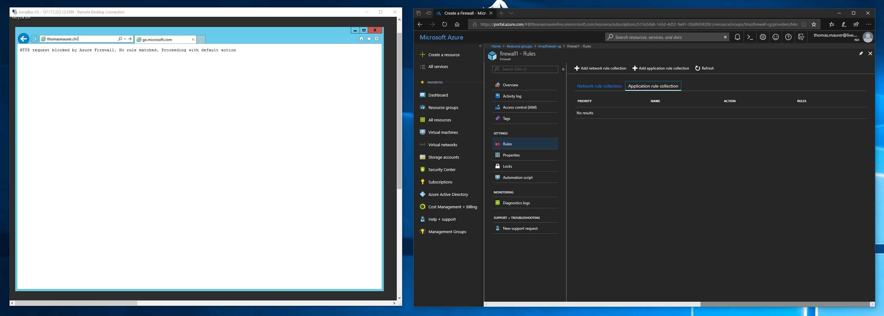 Azure Firewall Setup