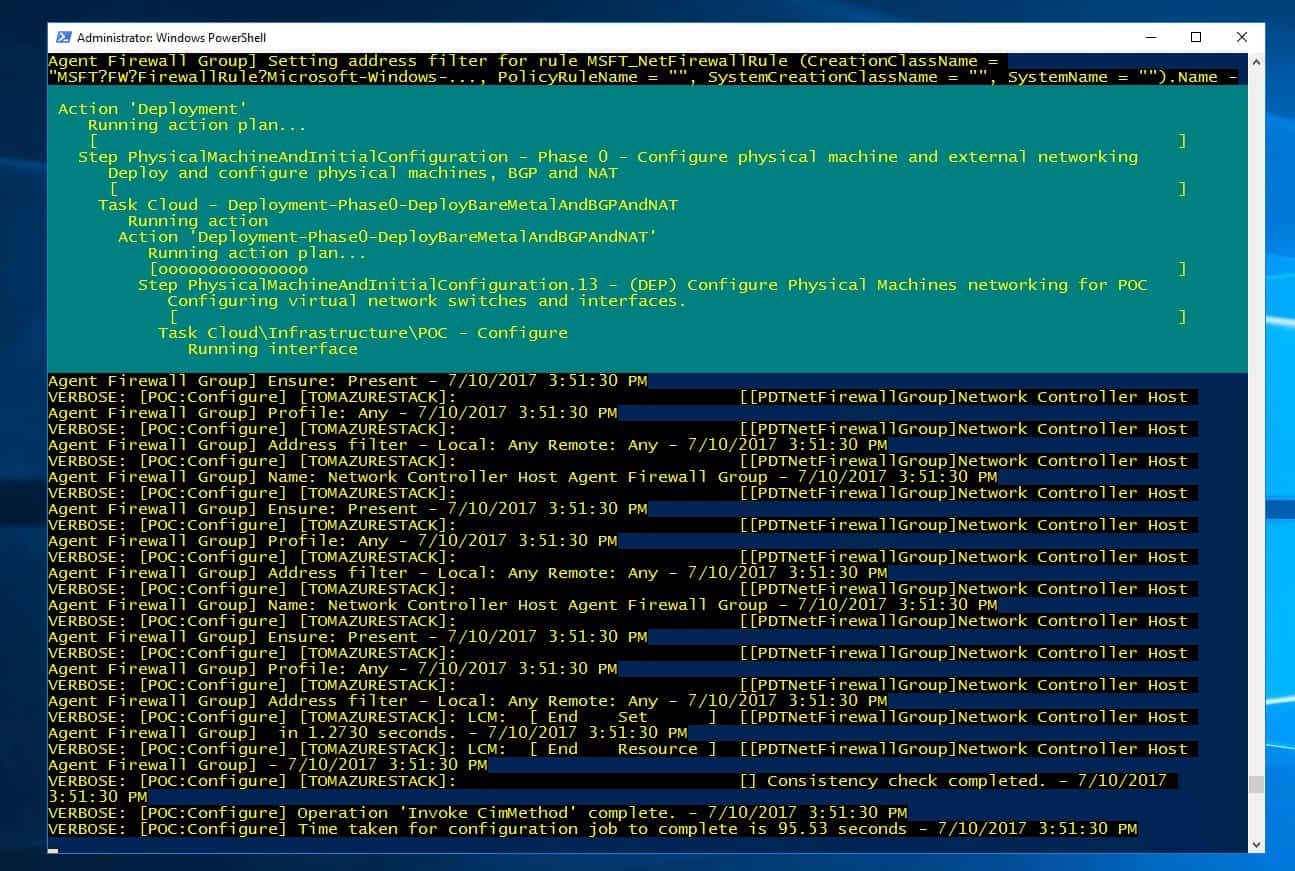 Azure Stack Development Kit PowerShell Install