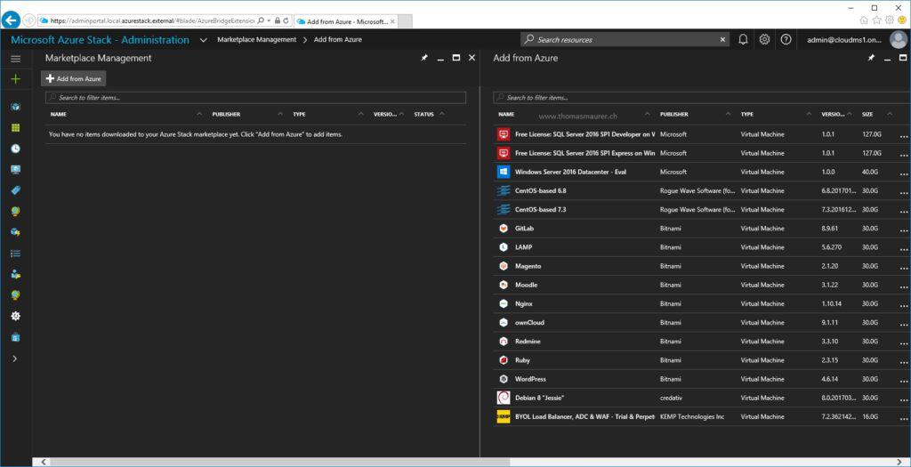 Azure Stack Marketplace Syndication