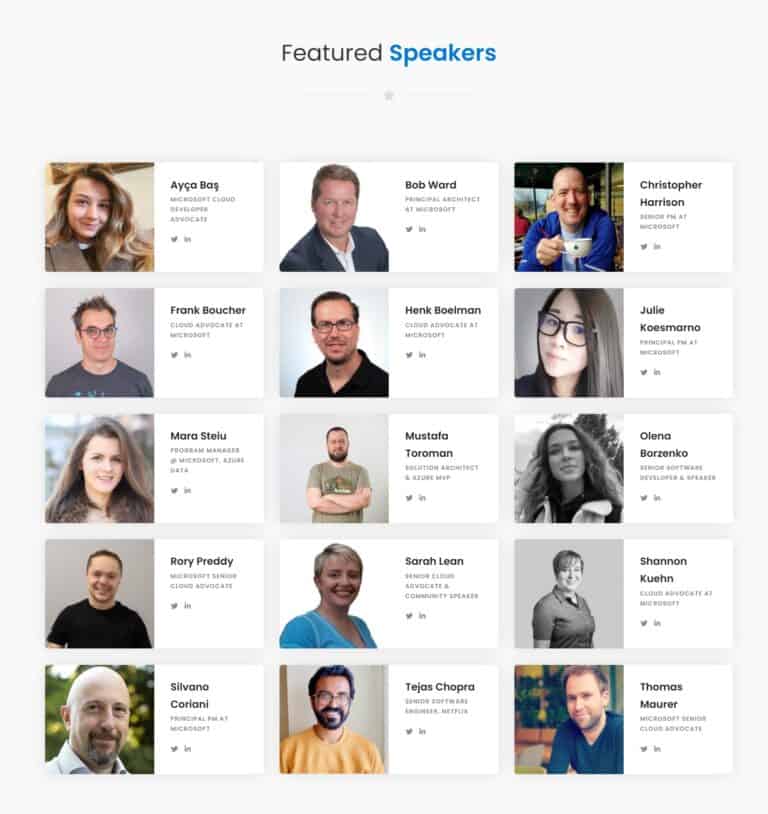 Cloud Summit 2021 featured speakers