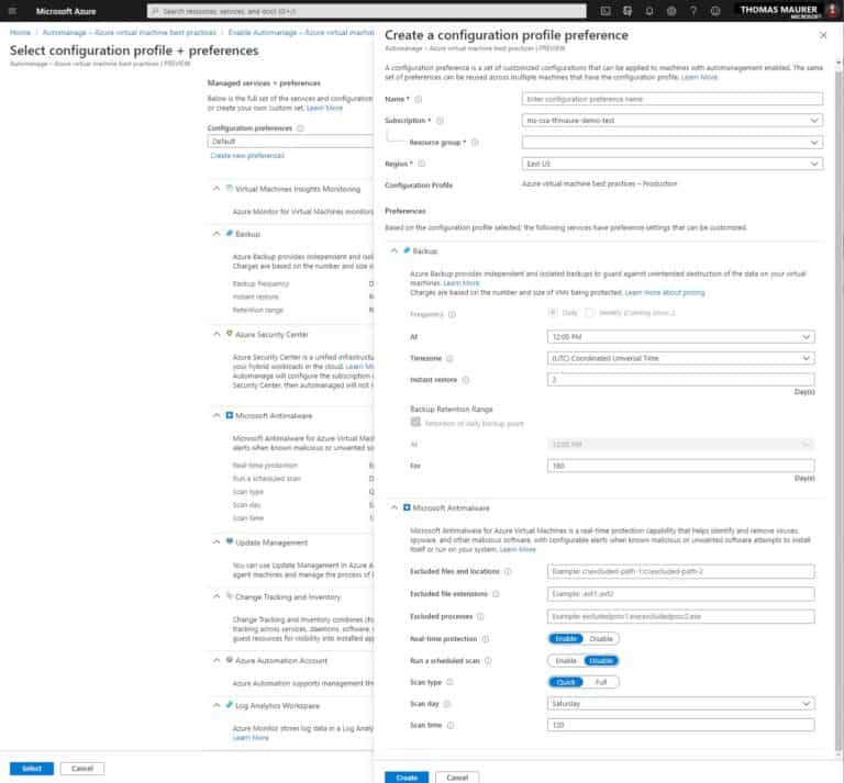 Customize Configuration Profiles Preferences