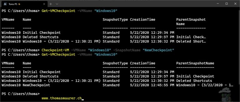 How to Manage Hyper-V VM Checkpoints with PowerShell