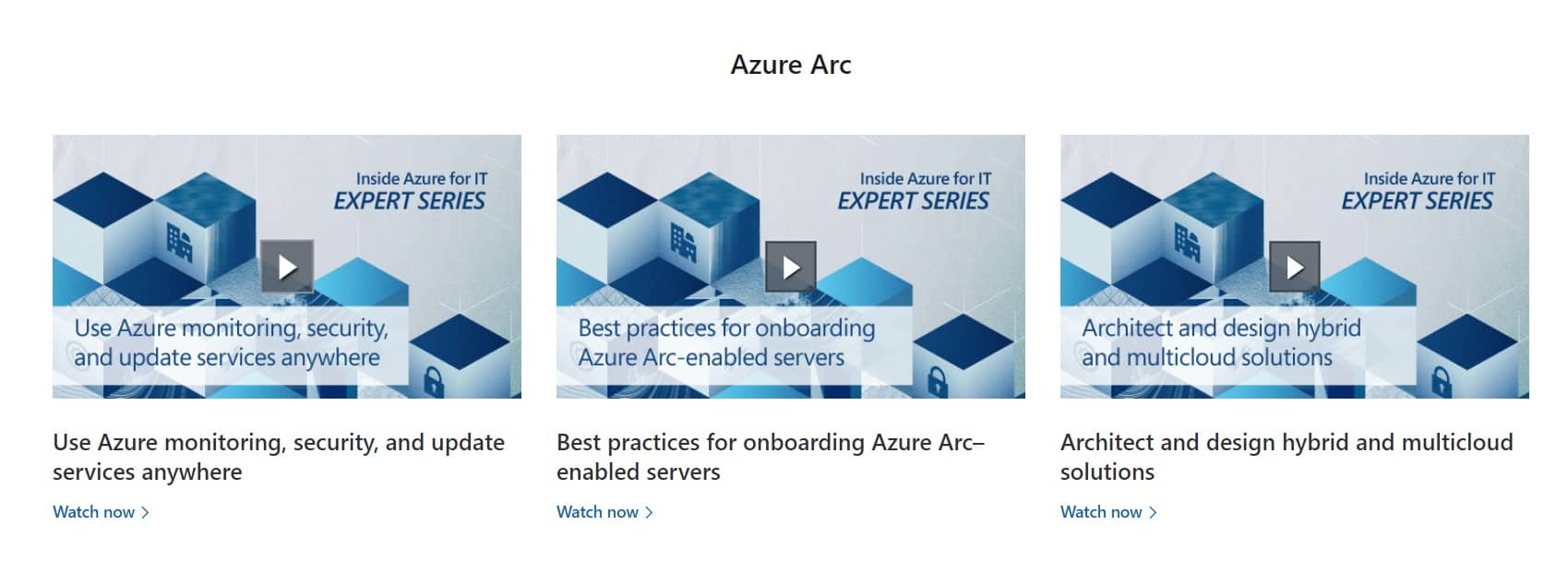 Inside Azure for IT Azure Arc