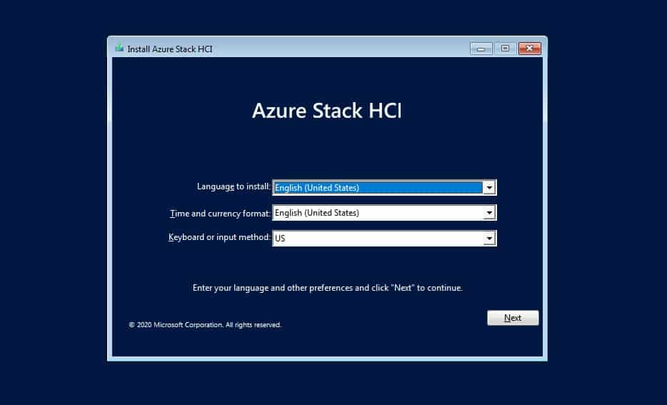 Install Azure Stack HCI