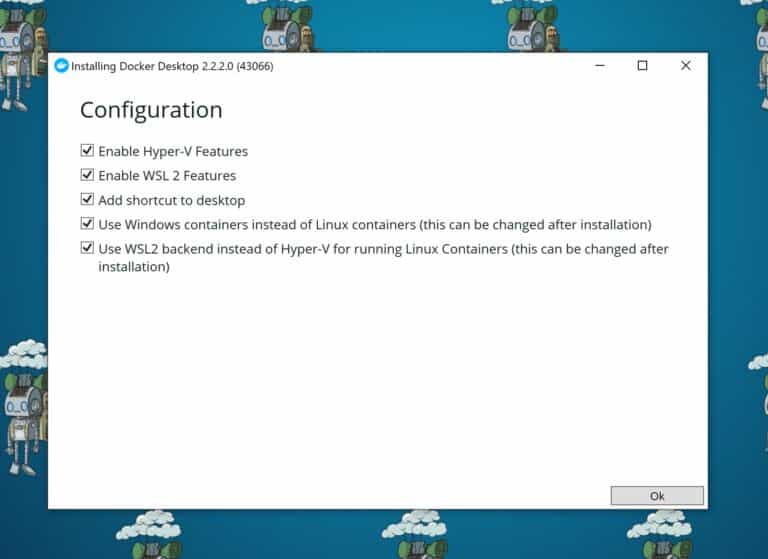 Install Docker for Windows and enable WSL 2