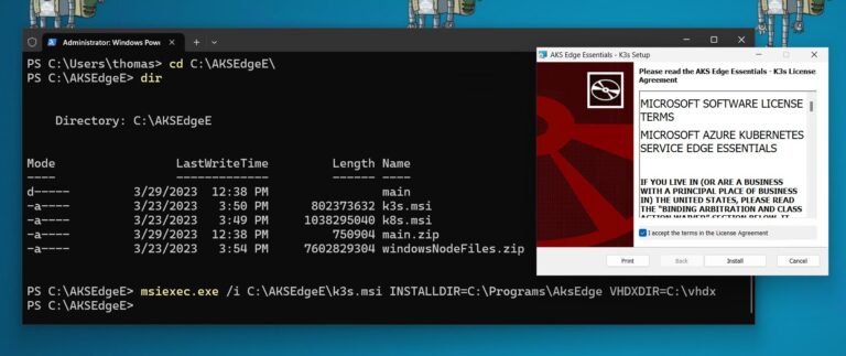 Install Kubernetes (K8s or K3s) on Windows 11 and Windows 11 IoT with AKS Edge Essentials