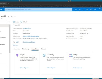 Manage your AKS on Windows Server cluster from the Azure Portal using Azure Arc