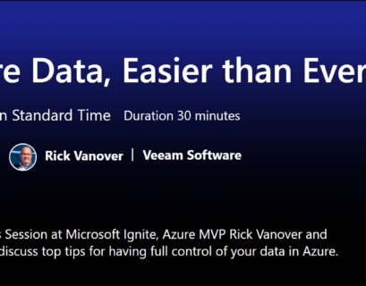 Microsoft Ignite Ask the Experts Protecting Azure Data, Easier than Ever