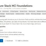 Microsoft Learn Azure Stack HCI foundations