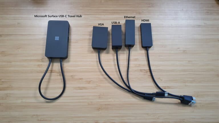 Microsoft Surface USB-C Travel Hub Adapters