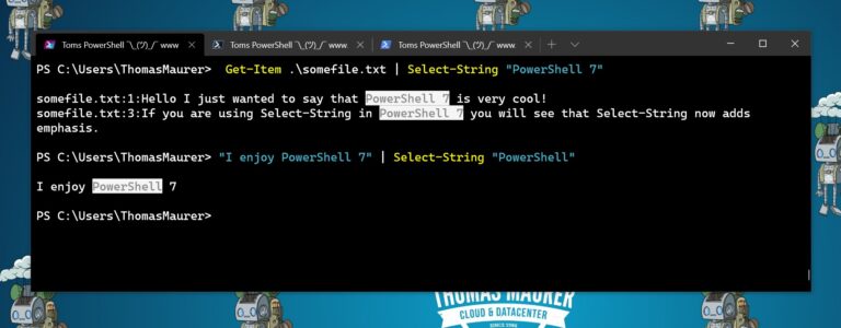 PowerShell Select-String adds emphasis