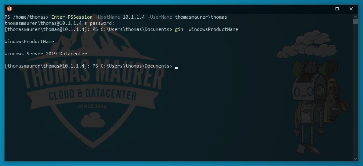 PowerShell SSH Remoting Linux to Windows