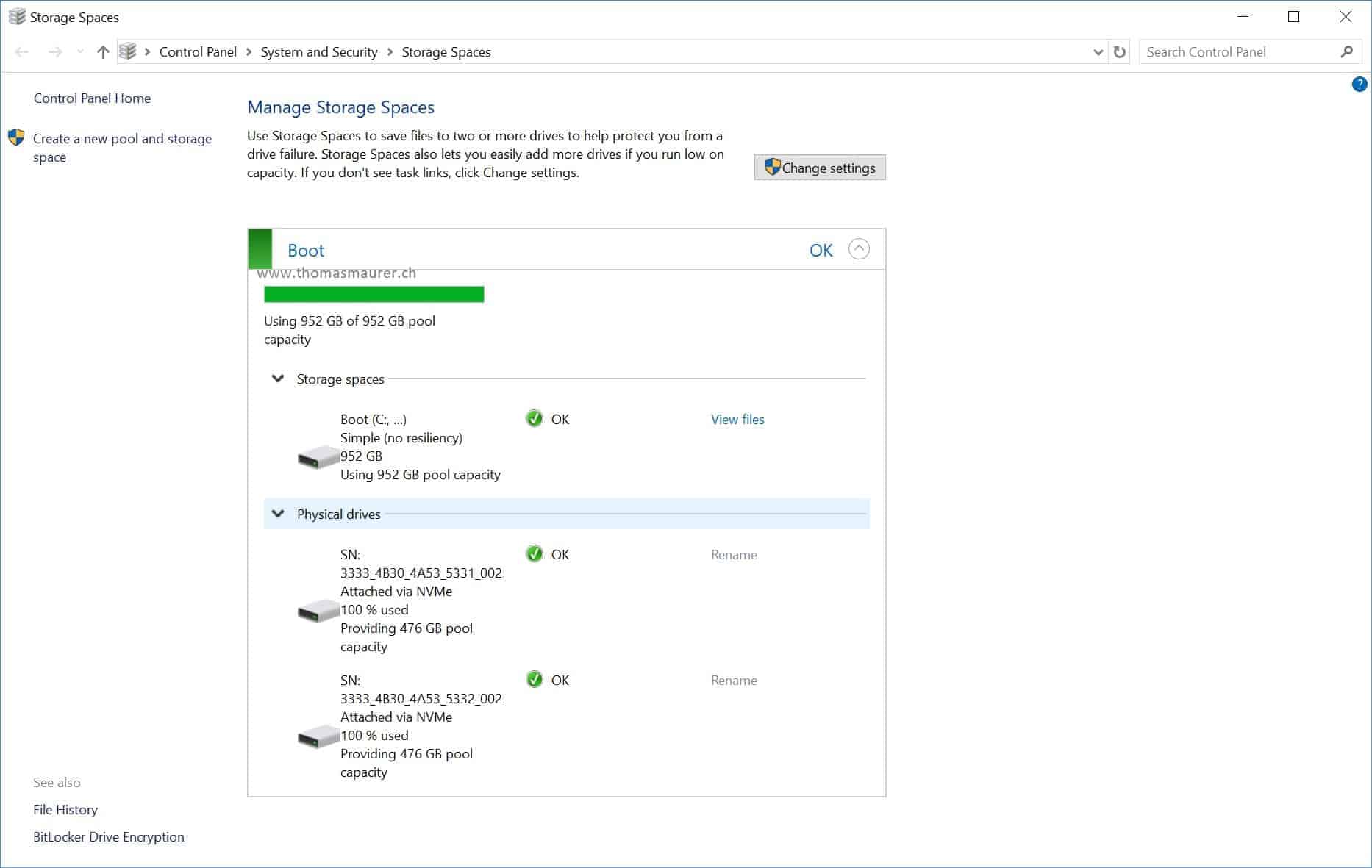 Surface Pro Storage Spaces Boot