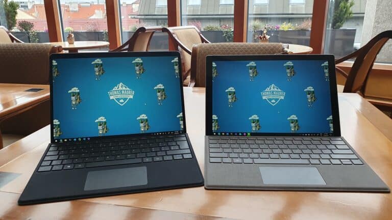 Surface Pro X and Surface Pro 7