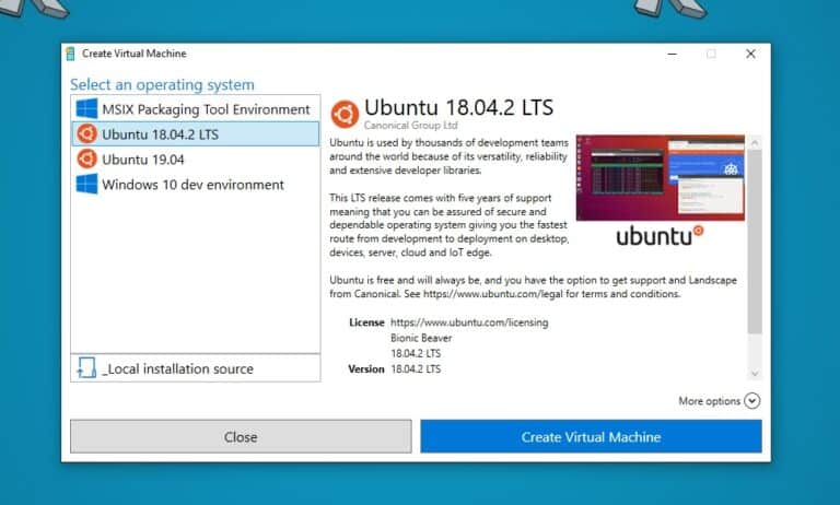 Ubuntu Hyper-V VM Images