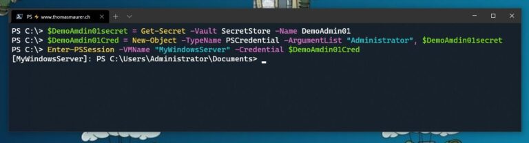 Use Secret Store Credentials