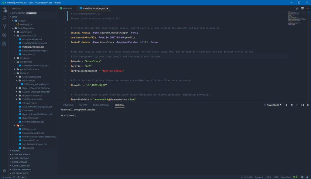 Visual Studio Code Theme Ayu Mirage