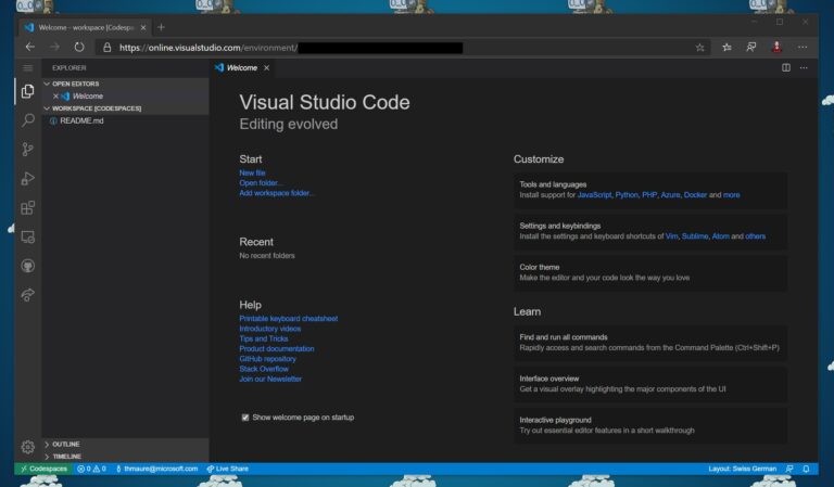 Visual Studio Codespaces