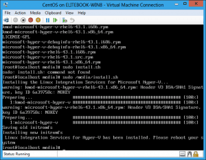 centos hyper-v