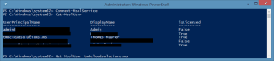 Connect Windows Azure AD via PowerShell