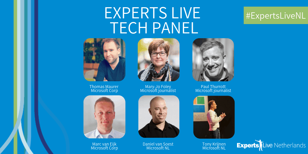 Experts Live Netherlands 2019 - Tech panel