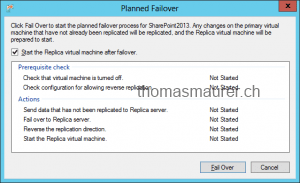 Hyper-V Replica Planned Failover