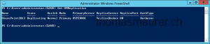 Hyper-V Replica replication state and healt PowerShell