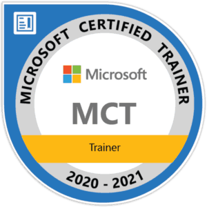 Microsoft Certified Trainer MCT 2020-2021