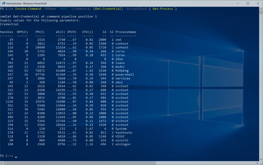 PowerShell Direct Invoke-Command