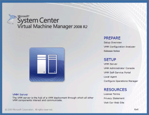 System Center Virtual Machine Manager 2008 R2 SP1