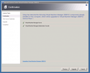 System Center Virtual Machine Manager 2008 R2 SP1