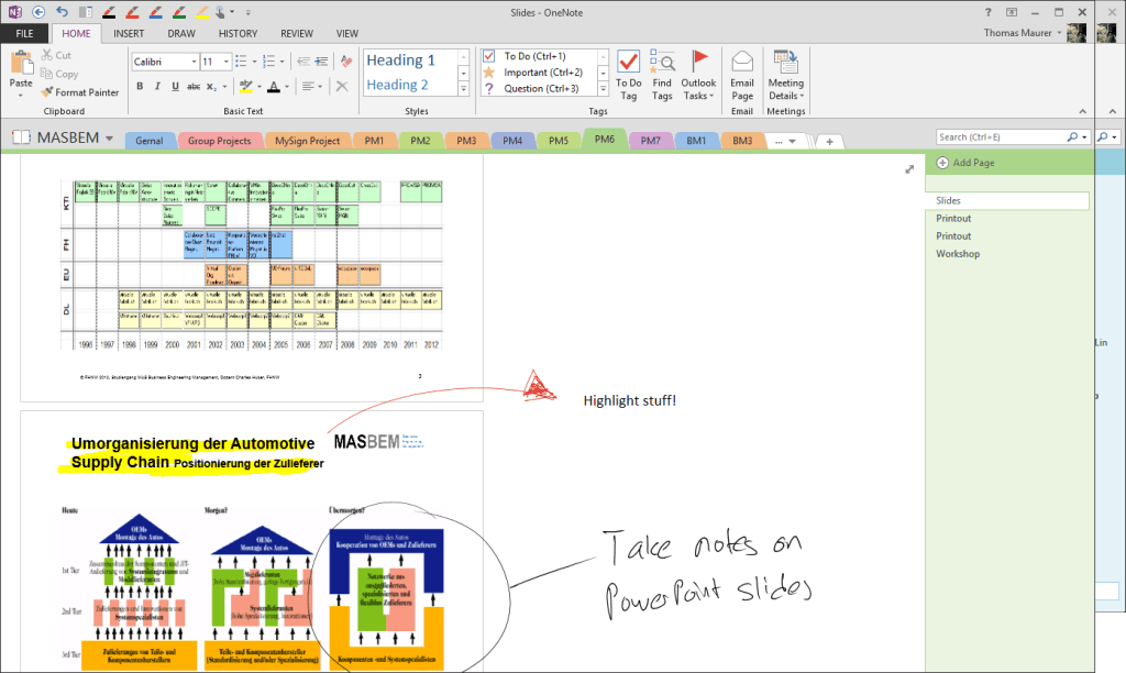 OneNote PowerPoint Slides