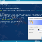 Windows 10 IoT PowerShell Cred