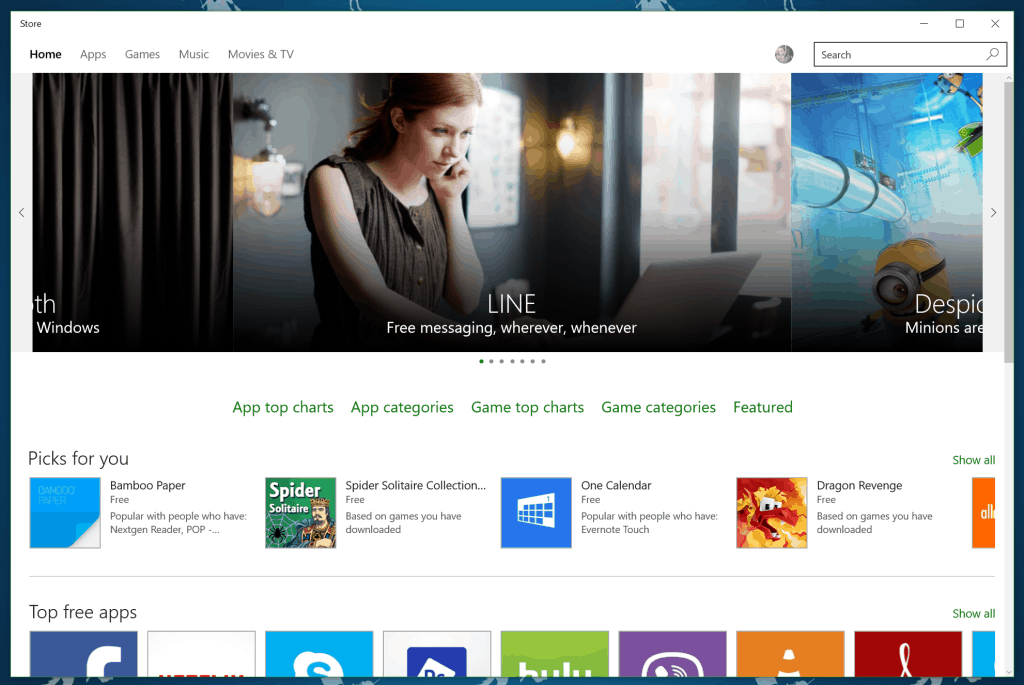 Windows 10 Store