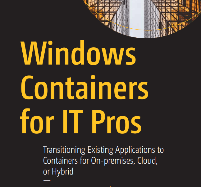 Book Windows Containers for IT Pros